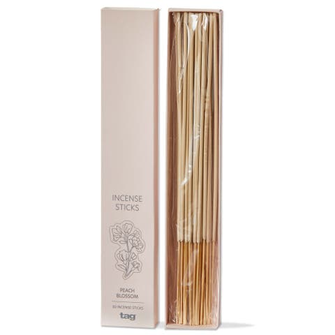 Peach Blossom Incense Sticks Air Freshener for Home Fragrance