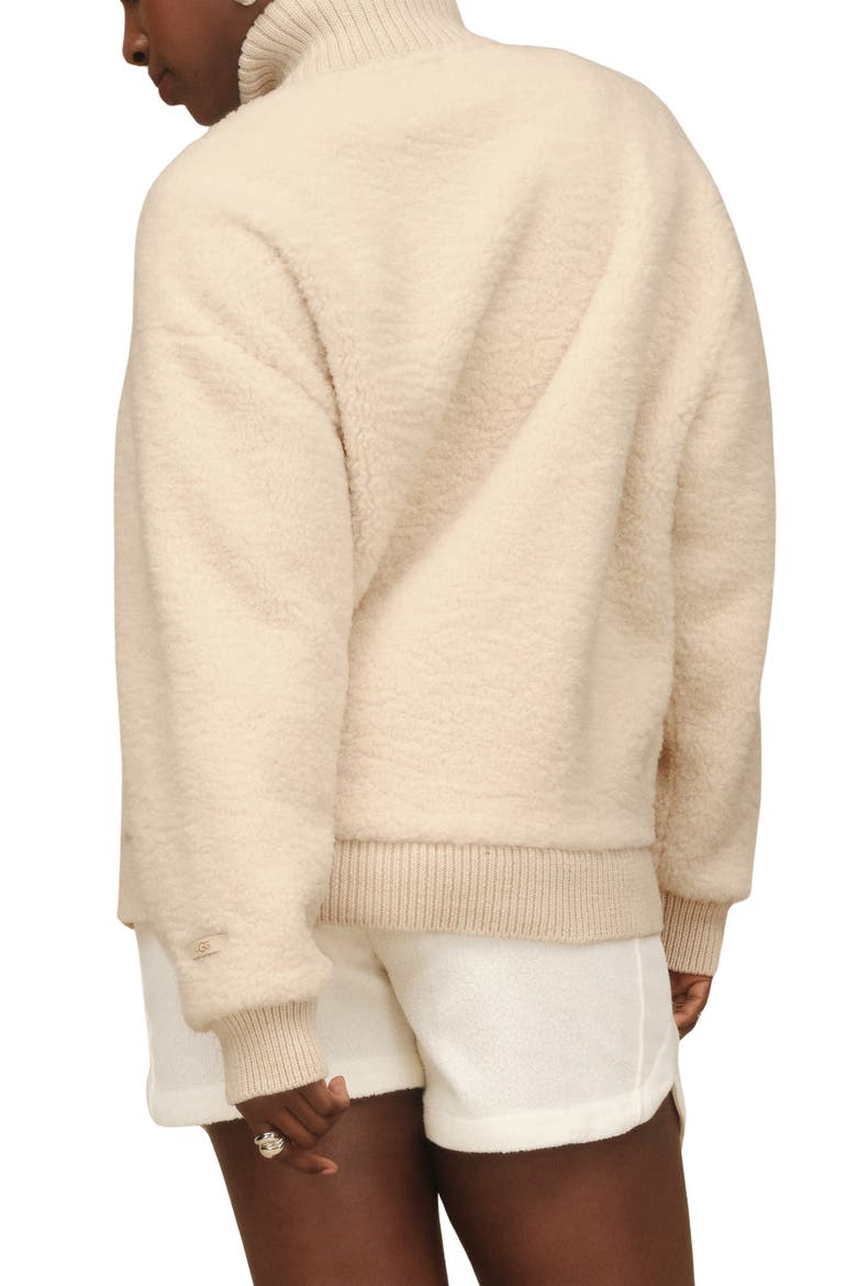Isannah ChateauKnit Zip Sweater, Main, color, CREAM