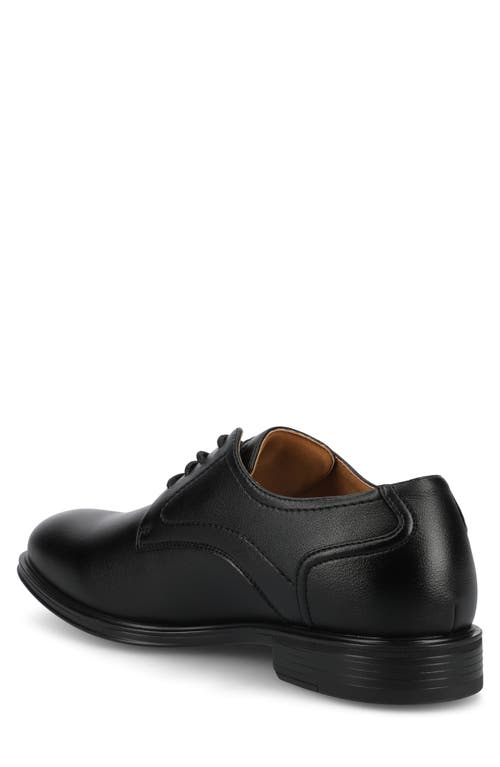 Vance Co. Kimball Wide Width Plain Toe Dress Shoe In Black