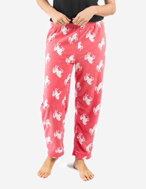 Women's Fleece Holiday Pajama Pants
