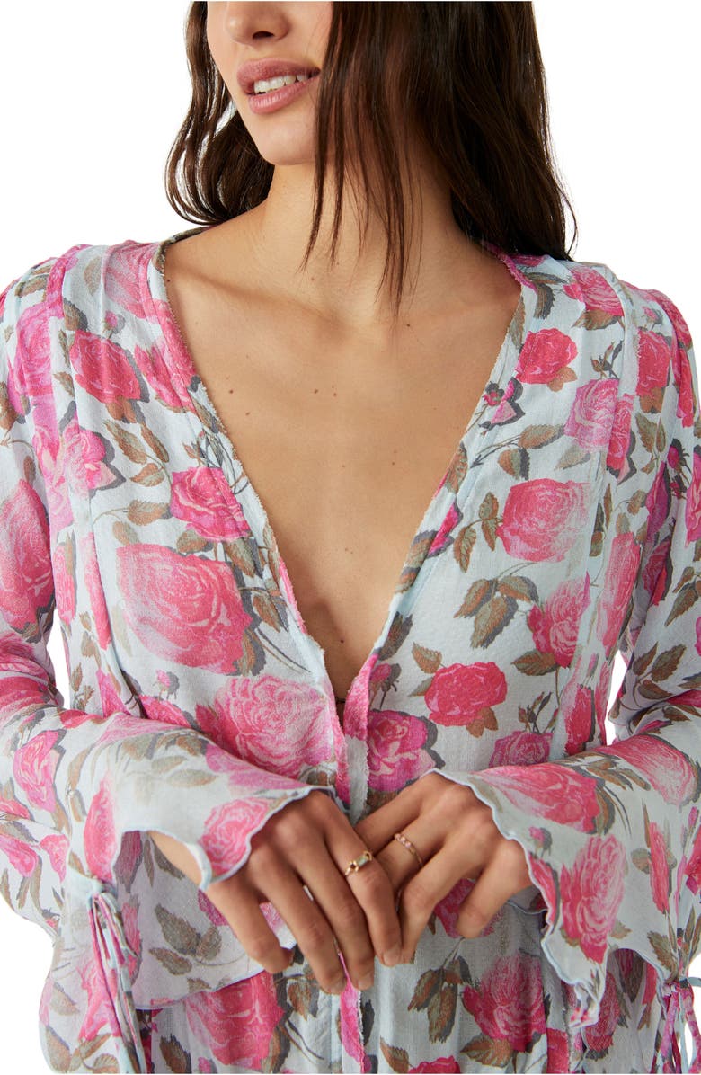 Free People Everything's Rosy Bodysuit, Alternate, color, 