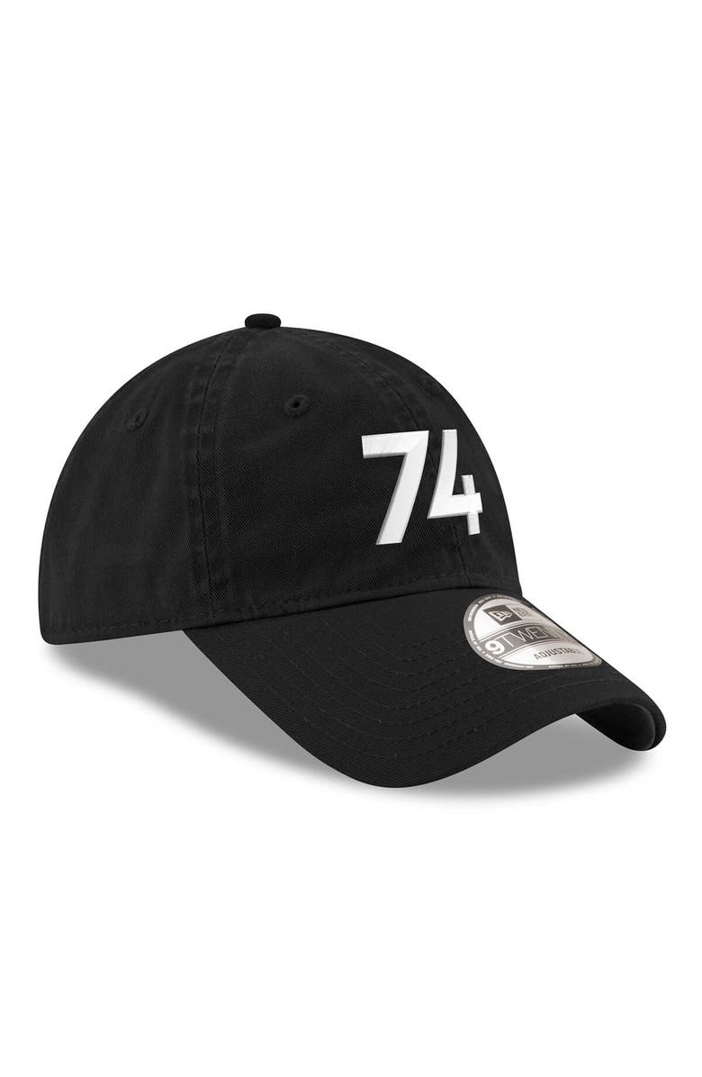 New Era Men's New Era Black Seattle Sounders FC 74 9TWENTY Adjustable Hat, Alternate, color,