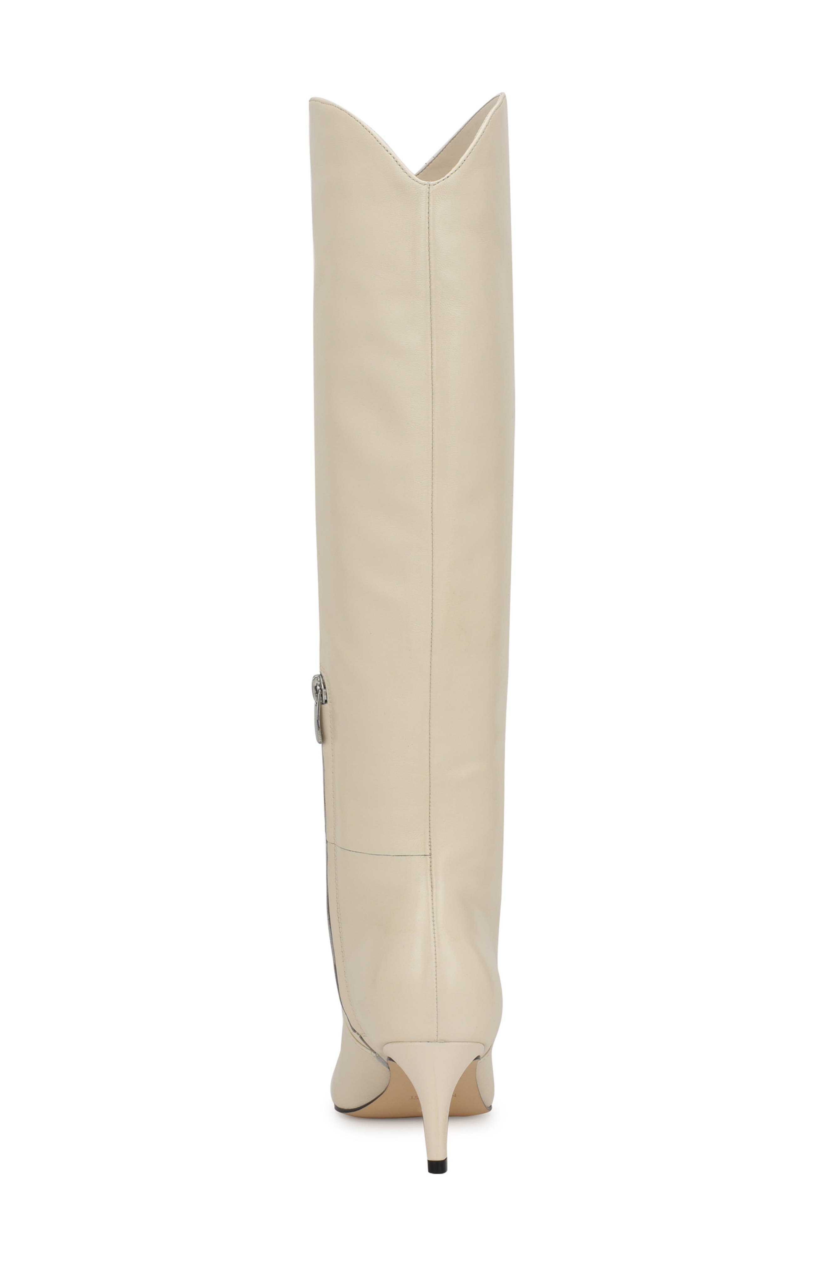 Sirena Pointed Toe Knee High Boot, Alternate, color, IVORY