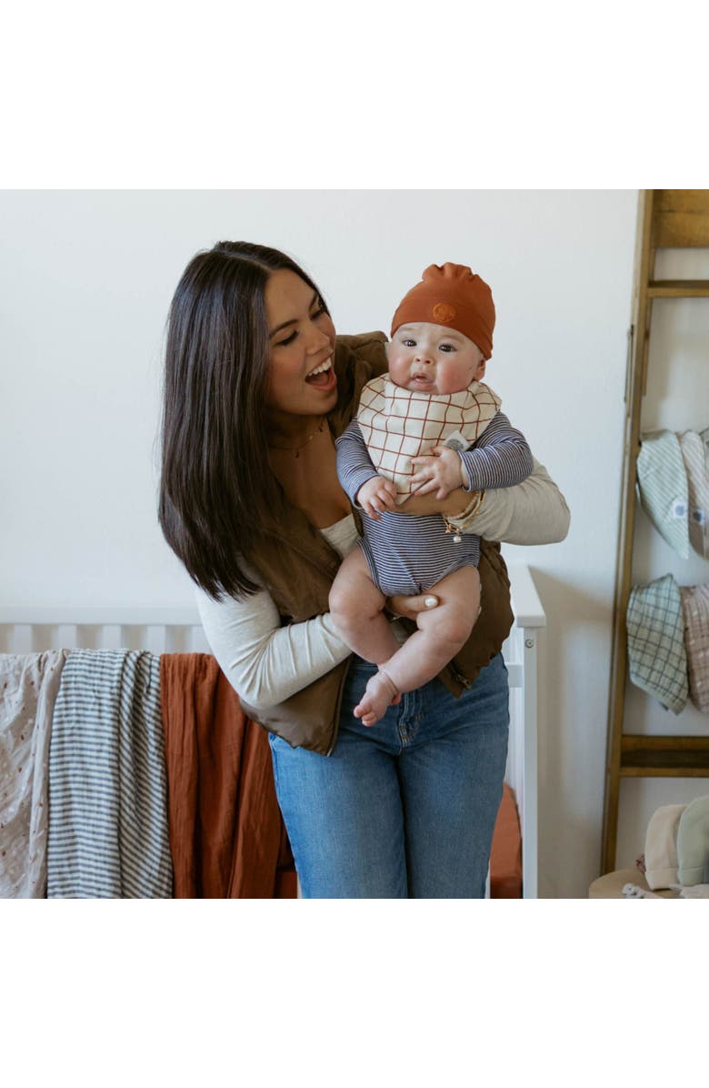Parker Baby Co. Baby Beanies, Alternate, color, Clay/Snow
