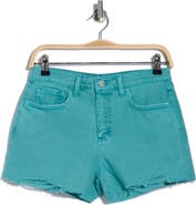 L'AGENCE Beck High Waist Cutoff Denim Shorts