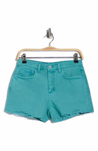 L'AGENCE Beck High Waist Cutoff Denim Shorts