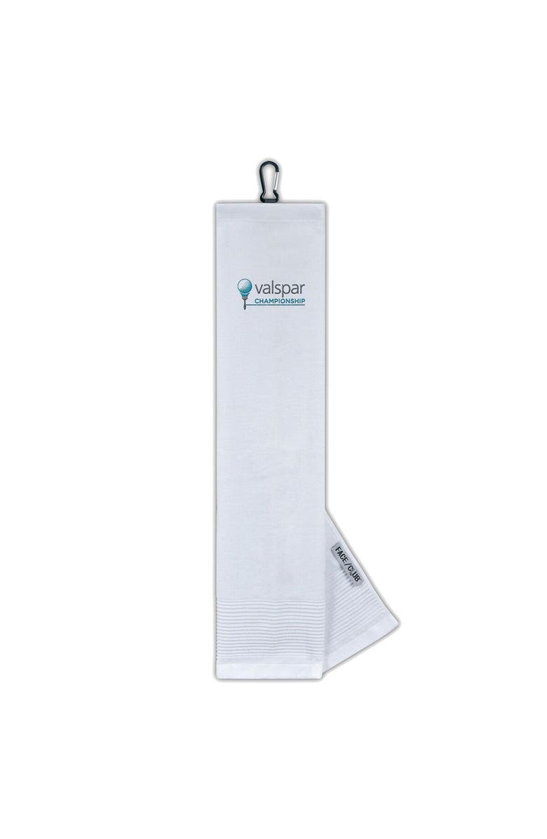 WINCRAFT Valspar Championship 16'' x 24'' Embroidered Towel, Main, color, White