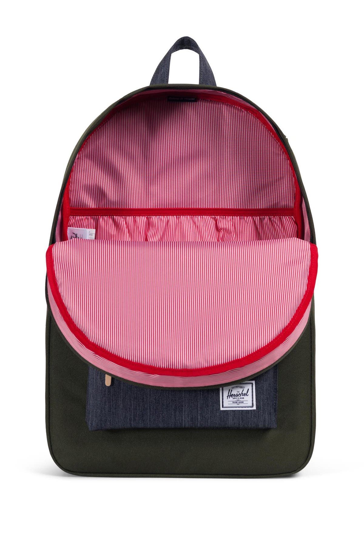 Herschel Supply Co. Heritage Offset Denim Backpack, Alternate, color, 