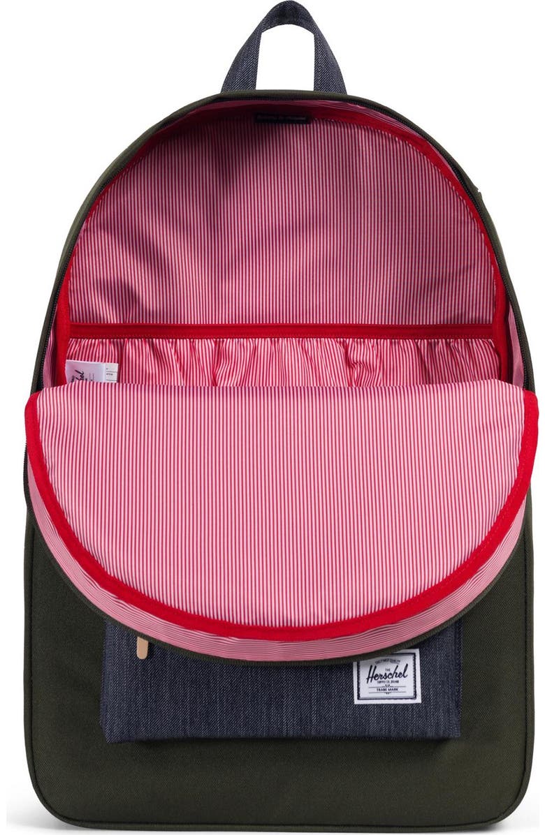 Herschel Supply Co. Heritage Offset Denim Backpack, Alternate, color,