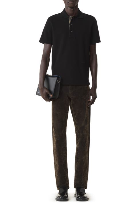 Polo Shirt In Pique Cotton