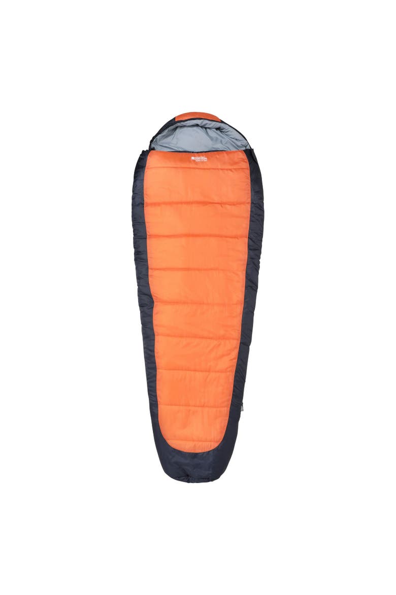 Left Zip Microlite 1400 Winter Mummy Sleeping Bag, Alternate, color, Fiery Coral