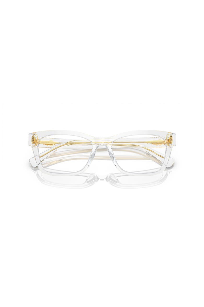 52mm Rectangle optical glasses, Alternate, color, Transparent