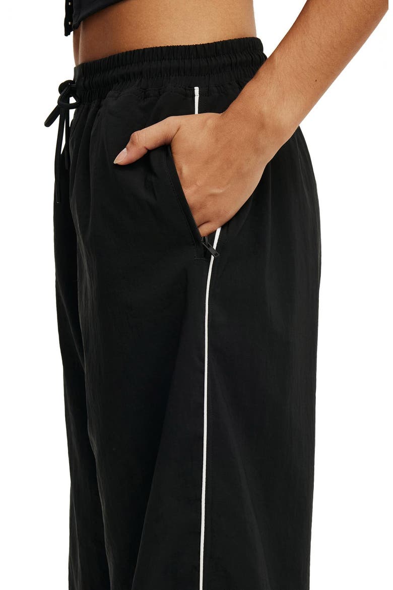 Women's Active Baggy Woven Sweatpant, Alternate, color, Black
