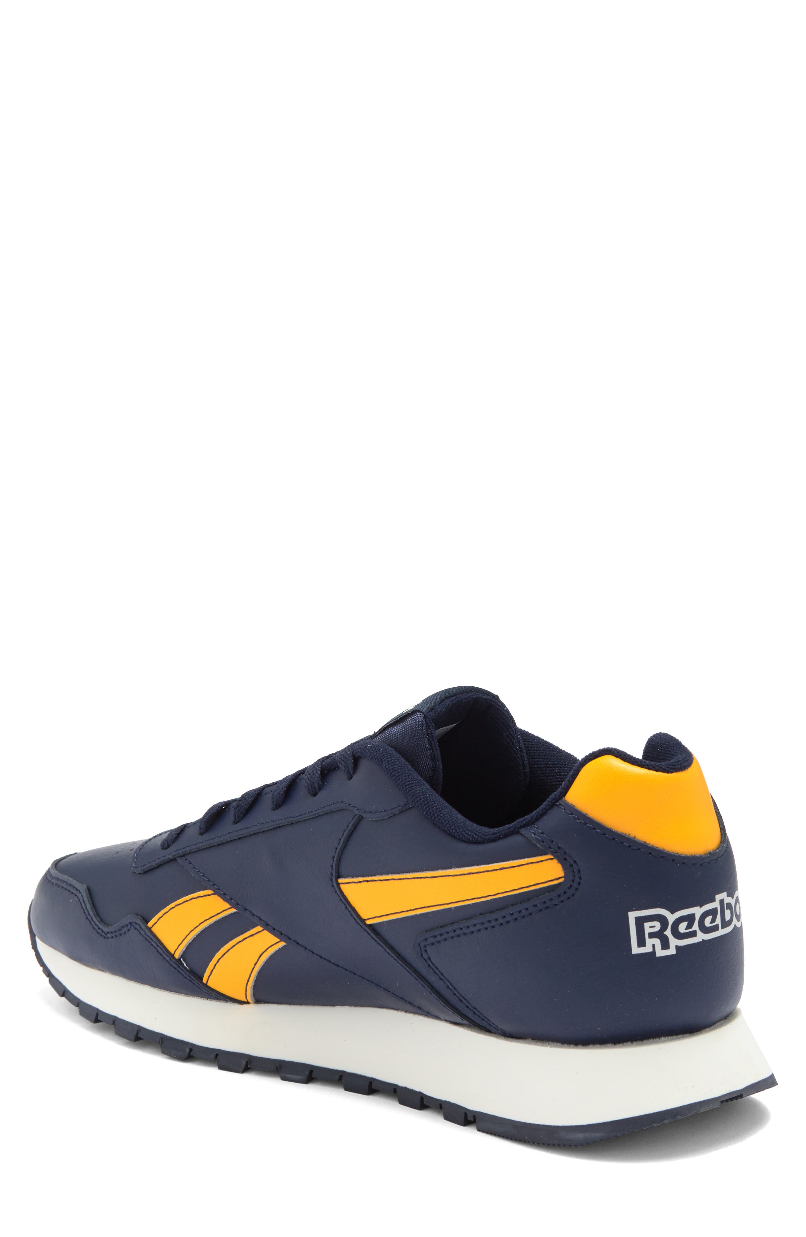 Glide Sneaker, Alternate, color, BLUE/ YELLOW
