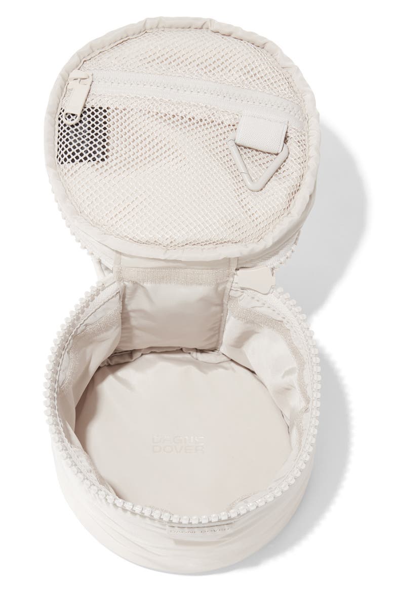 Mila Repreve® Recycled Polyester Small Toiletry Organizer Bag, Alternate, color, MOONBEAM