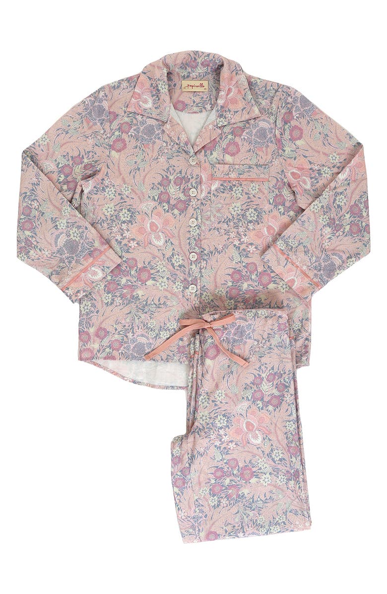 Papinelle Sienna Organic Cotton Pajamas, Alternate, color, 
