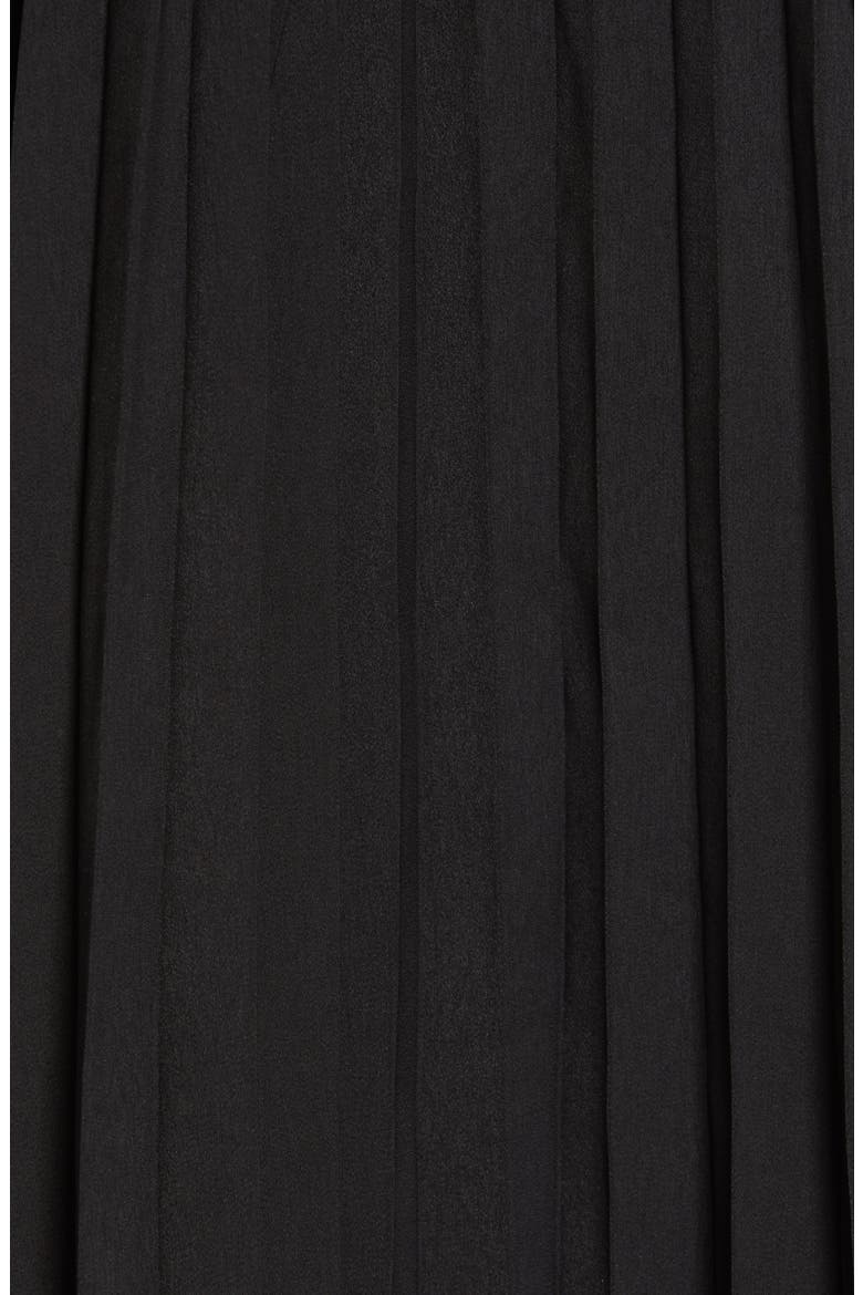 Pleated Smocked Top, Alternate, color, BLACK