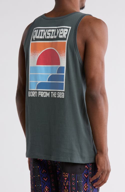 Quiksilver Willis Cotton Graphic Tank In Multi