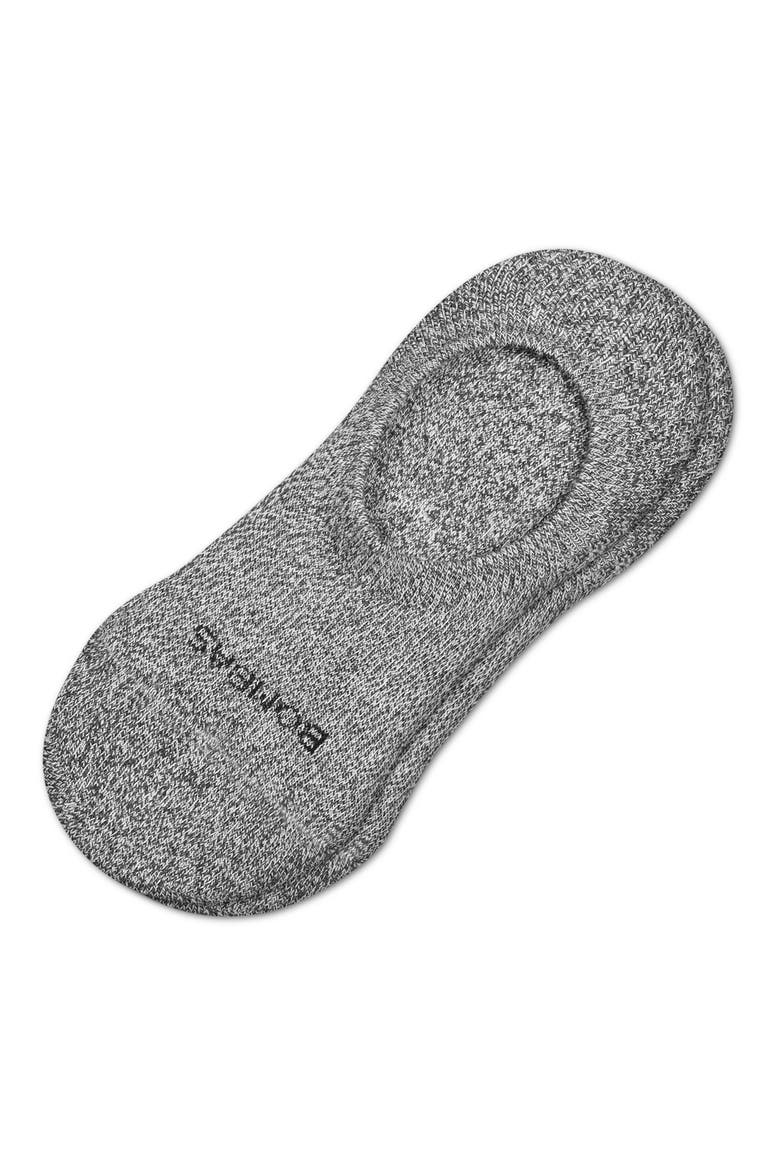 Solid Cushioned No-Show Socks, Main, color, CHARCOAL