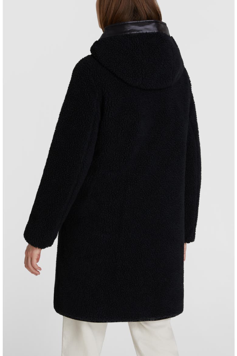 Elm Faux Shearling Water Resistant Reversible Parka, Alternate, color, BLACK