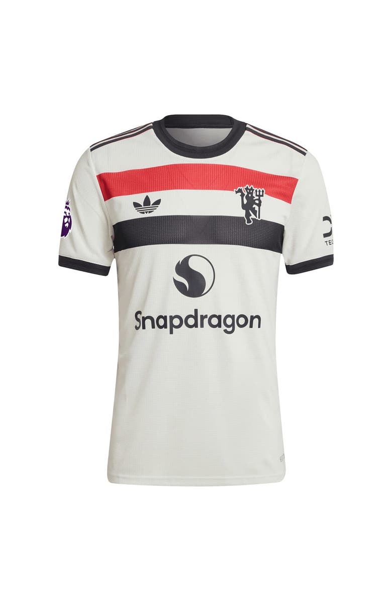 adidas Originals Men's adidas Originals  Cream Manchester United 2024/25 Third Authentic Jersey, Alternate, color, 