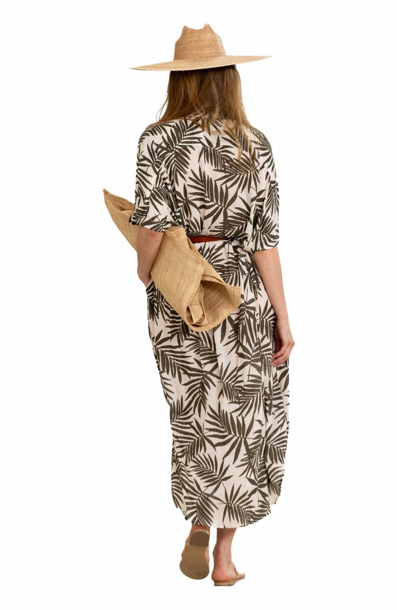 Gottex Beach Life RESORT SWIM COVER UP KAFTAN FULL BTN, Alternate, color,