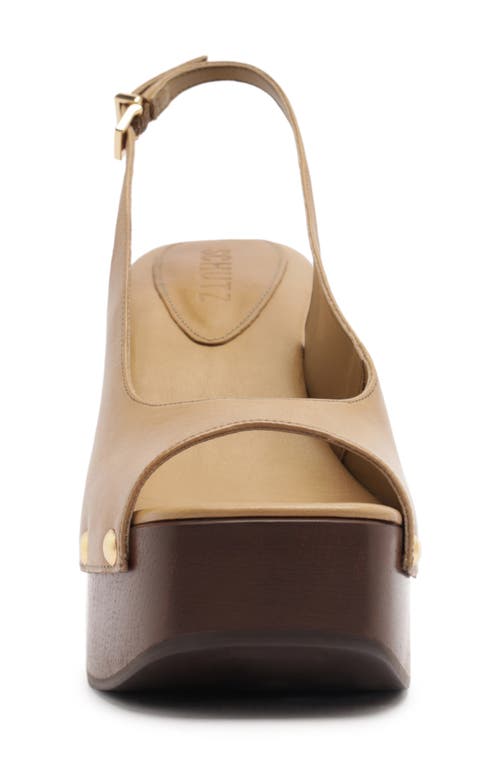 Schutz Rose Slingback Platform Sandal In Multi