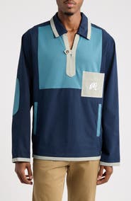 MALBON GOLF Repair Colorblock Pullover