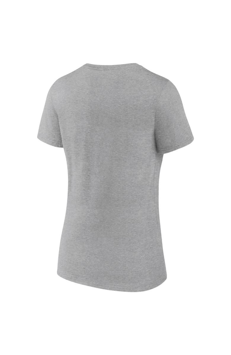 FANATICS Women's Fanatics Branded Heather Gray Texas Rangers 2023 World Series Champions Locker Room V-Neck T-Shirt, Alternate, color, 