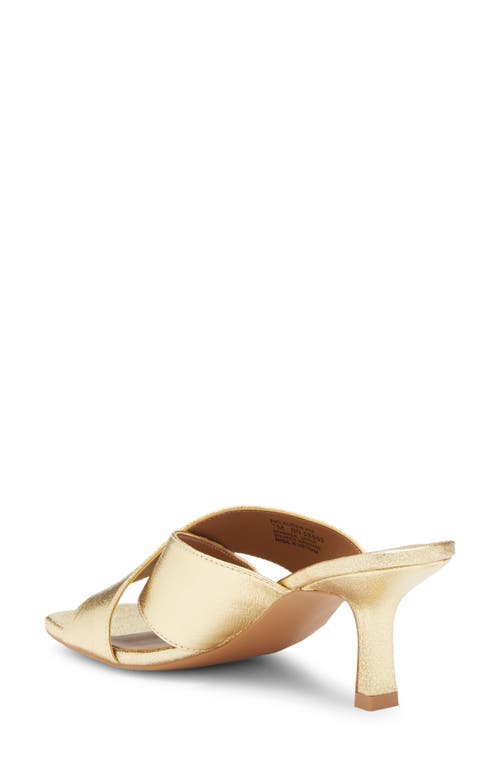 Nordstrom Rack Lauren Slide Sandal In Gold Metallic