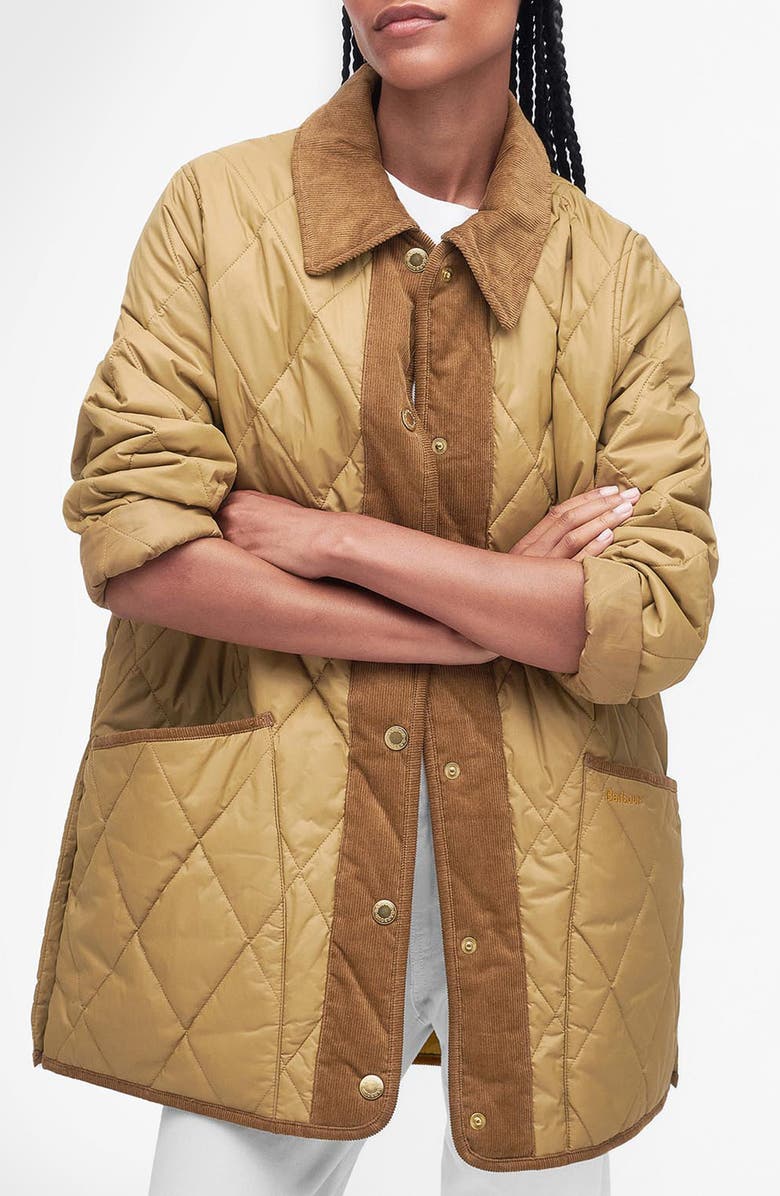 Barbour Highcliffe Quilted Jacket, Main, color, 