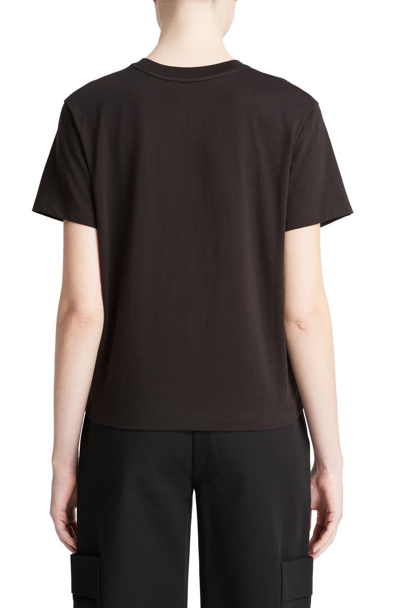 Vince Pima Cotton Crewneck T-Shirt, Alternate, color, Black