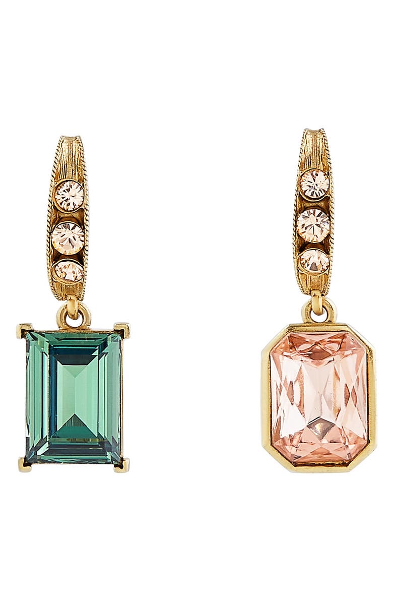 Oscar de la Renta Mismatch Drop Earrings, Main, color, 