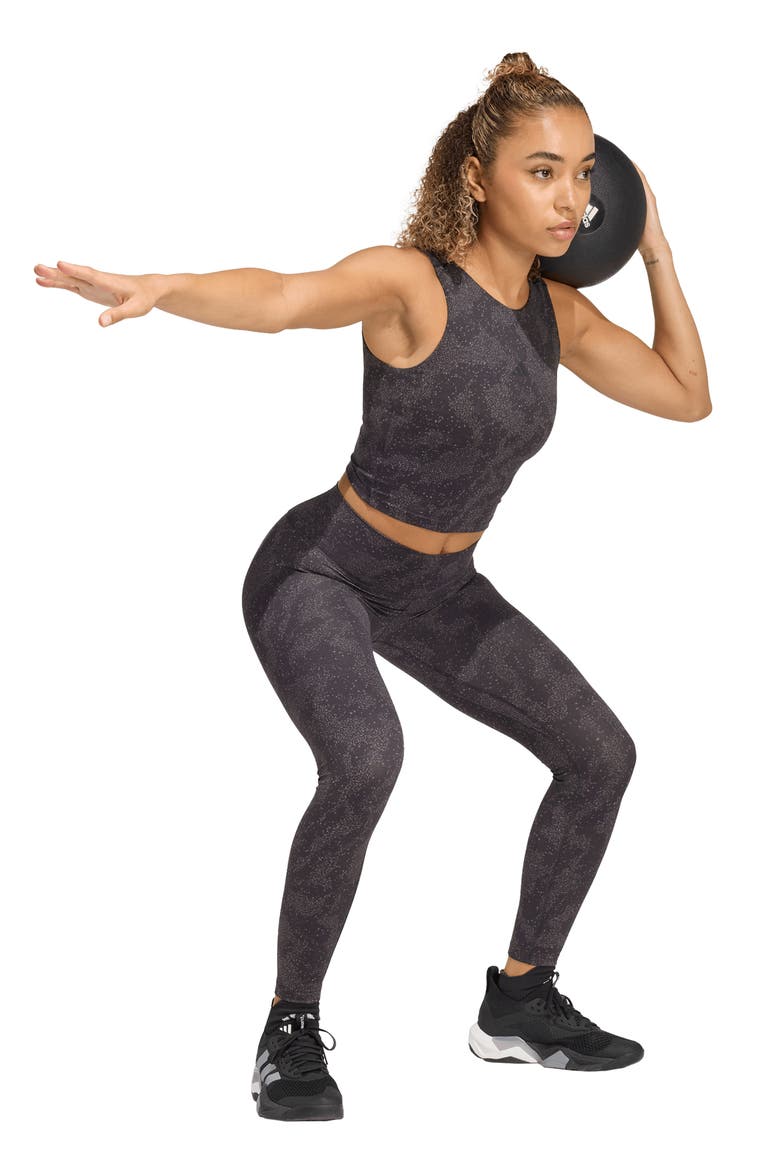 Puremotion Tank Top, Alternate, color, CHARCOAL/ BLACK