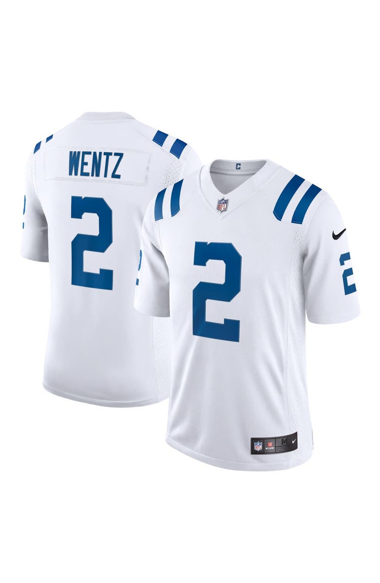 Nike Men's Nike Carson Wentz White Indianapolis Colts Vapor Limited Jersey, Main, color, 