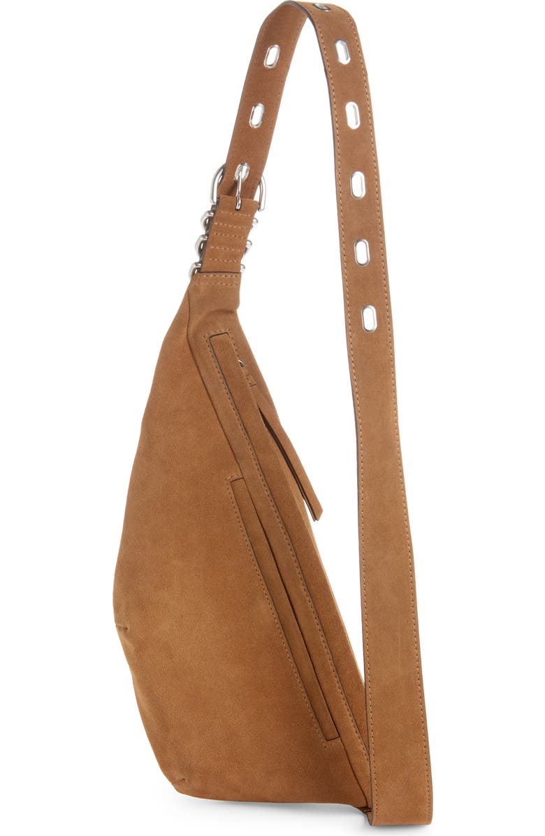 rag & bone Petra Suede Sling Bag, Alternate, color,