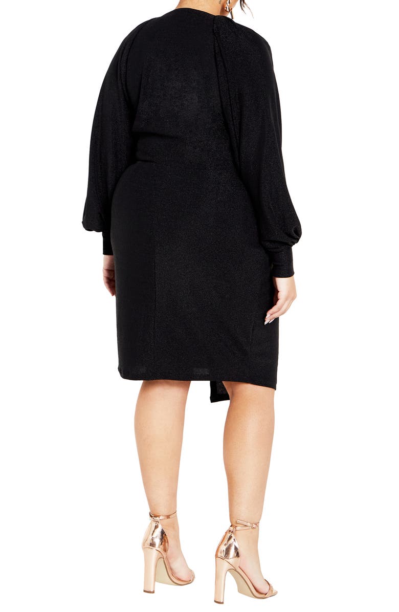 City Chic Party Lights Dress, Alternate, color, 