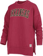 PRESSBOX Women's Pressbox Cardinal Arkansas Razorbacks Stone Gala Oversized T-Shirt