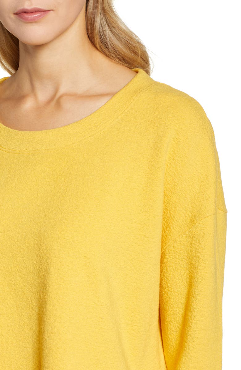 Caslon<sup>®</sup> Side Slit Relaxed Sweatshirt, Alternate, color, 