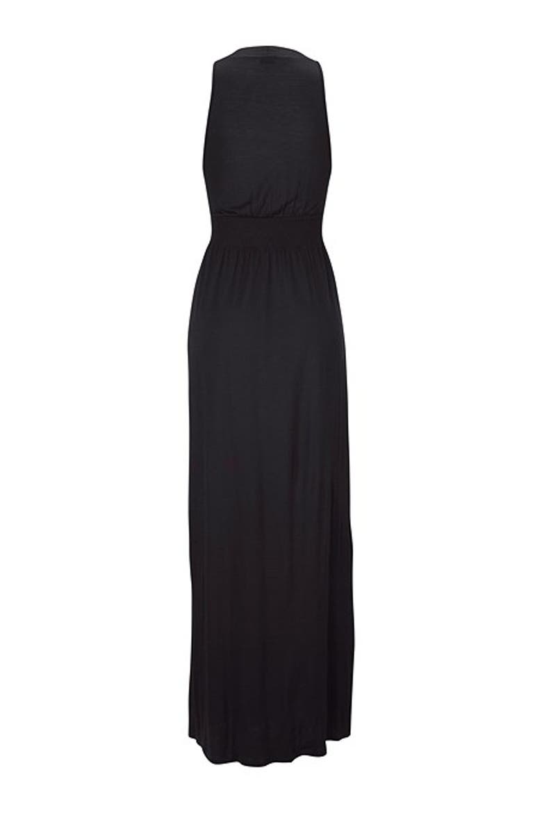 Women's Sleeveless Maxi Dress, Alternate, color, Black