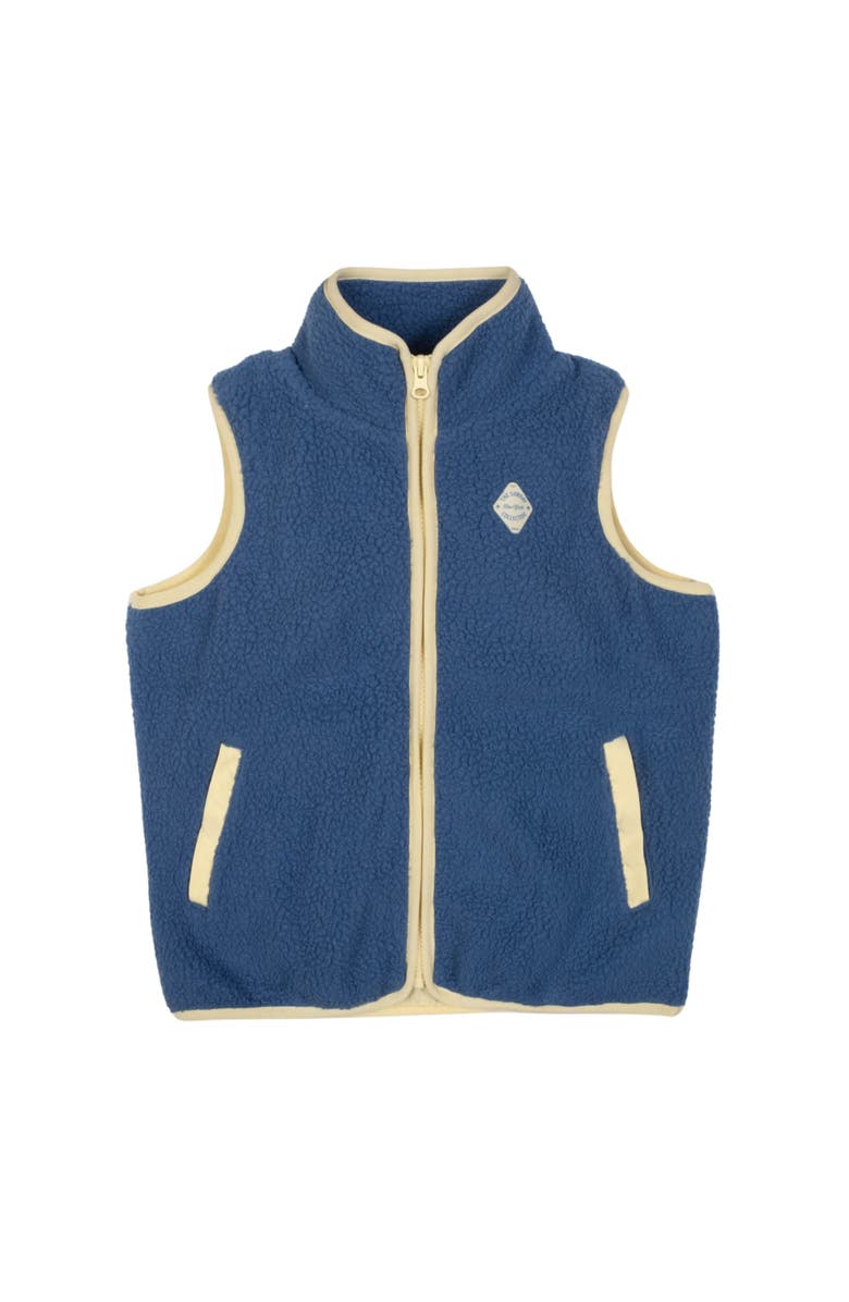 The Sunday Collective Polar Fleece Vest, Main, color, Blue Note
