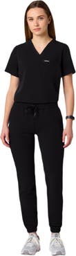 JAANUU Jace Women's 7-Pocket Skinny Scrub Jogger