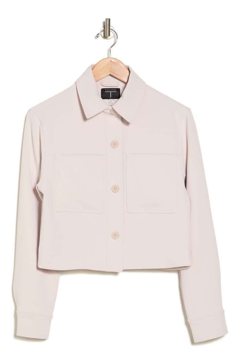 Crop Jacket, Alternate, color, PINK BEIGE
