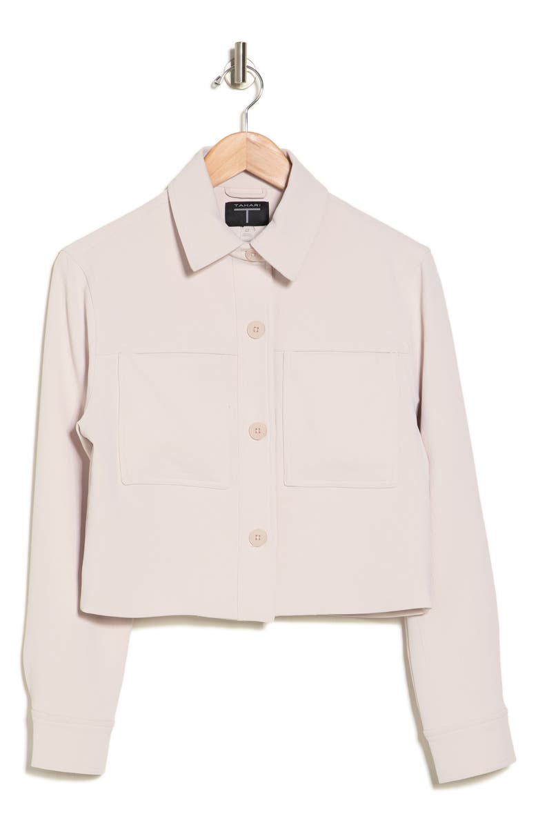 T Tahari Crop Jacket, Alternate, color,