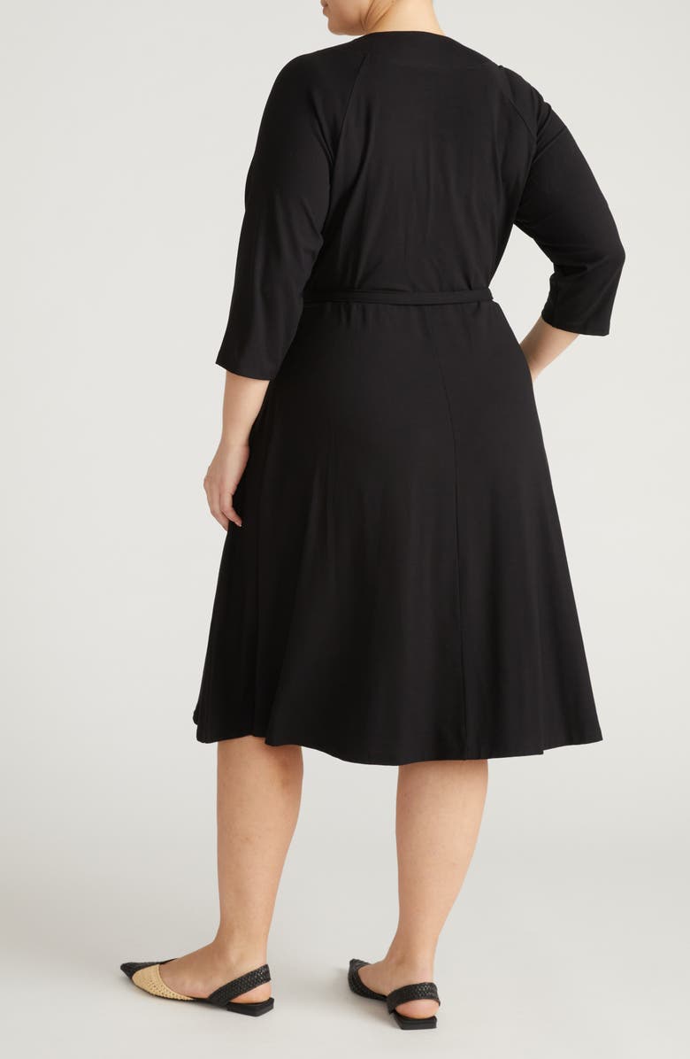 Universal Standard The Divine Jersey Wrap Dress, Alternate, color, 