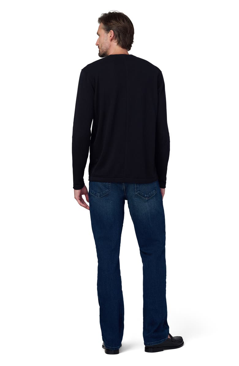 Joe's Cotton Crewneck Sweater, Alternate, color, Black