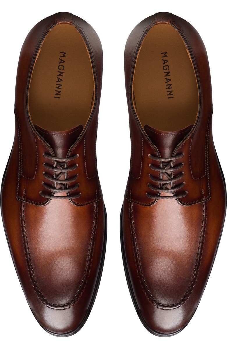 Magnanni Malta Derby, Alternate, color, Cognac