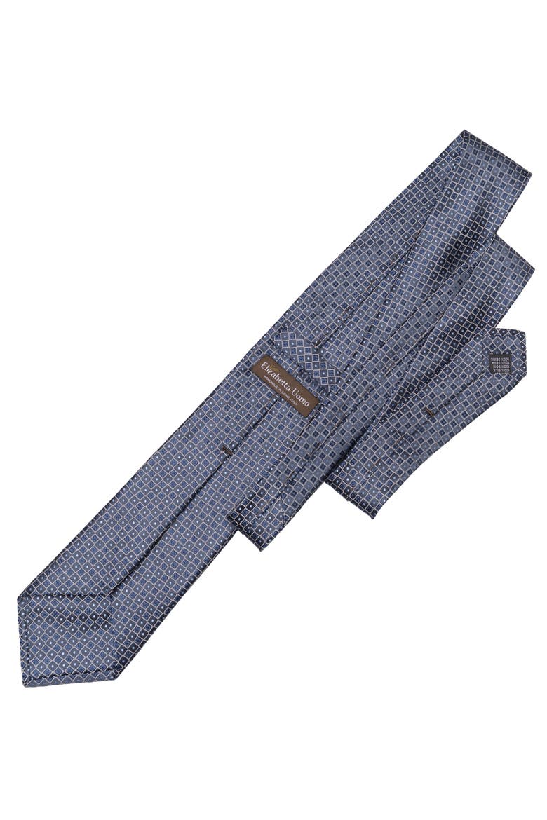 Ravenna - Silk Jacquard Tie for Men, Alternate, color, Blue