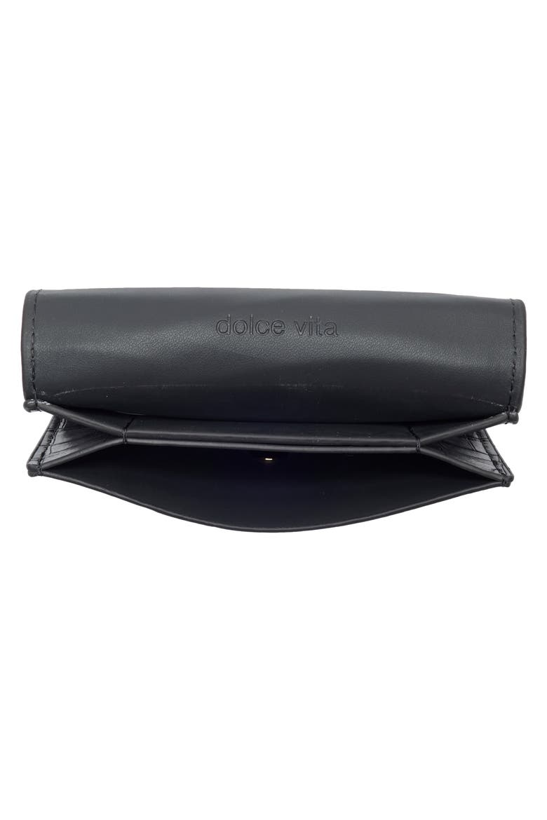 Mini Me Faux Leather Wallet, Alternate, color, GREY