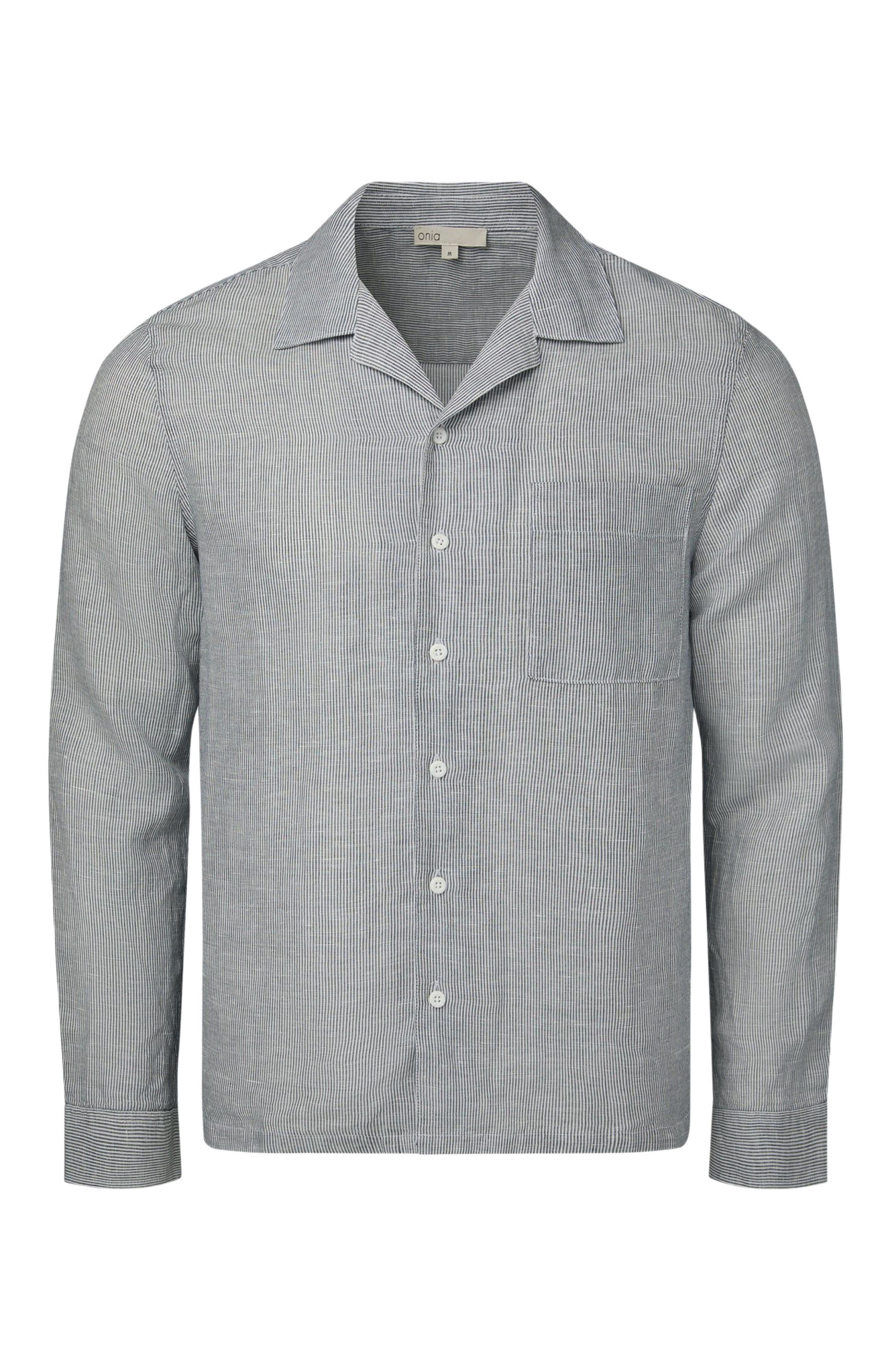 Linen Home Long Sleeve Camp Shirt - image 2